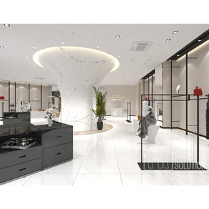 Nuevo concepto comercial centro comercial tienda de muebles pantalla prenda ropa tienda escaparate - Product Image 3