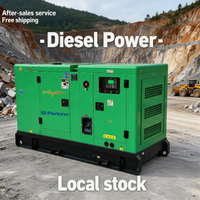 Générateur diesel silencieux de type fermé, étanche à la pluie et à faible bruit, pour usage extérieur, 30 kV, 50 kW, 80 kVA, 100 kVA, 200 kVA, 300 kVA, 500 kVA