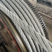 20mm Verzinktes Stahlseil GI-Drahtseil 6x19 6x37 Hochfestes Stahlkabel für Kran Heben Schiffs- und Fischereibedarf