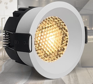 <span class=keywords><strong>Spot</strong></span> anti-éblouissement Cob plafonnier Led encastré Downlight pour hôtel Proj vers le bas ajouter nid d'abeille anti-éblouissement downlight - Product Image 1