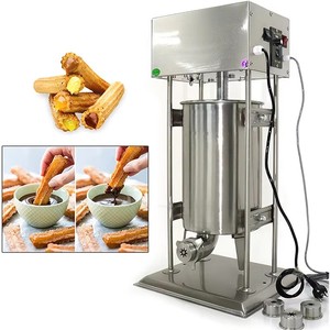 Machine à farcir les saucisses électrique 10-12-15L, poussoir à saucisses, machine de remplissage, machine à churros espagnols et fruits torsadés - Product Image 3