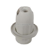 Douille en plastique E14 avec support de lampe à visser de type clip-in à base moyenne et supports de lampe filetés, certifiés 250V VDE/ENEC
