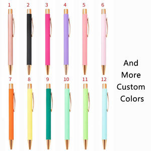 Penna <span class=keywords><strong>a</strong></span> <span class=keywords><strong>Sfera</strong></span> Promozionale in Oro Rosa, Penna Pubblicitaria <span class=keywords><strong>di</strong></span> <span class=keywords><strong>Lusso</strong></span> Personalizzata con Logo Stampato, Incisione Laser o Serigrafia - Product Image 5