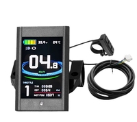 Écran LCD couleur pour vélo électrique, petit écran TFT KT-LCD12 intelligent de Suzhou, écran coloré pour vélo électrique