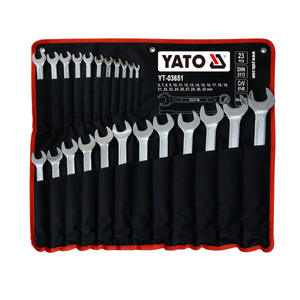 Yato Dual Purpose Wrench Set 8-24mm Metric CrV Steel Industrial Grade 12 Pcs <b>Tool</b> Kit - Product Image 5