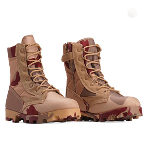 Botas de Desierto SFB47 721, Botas de Selva, Botas de Invierno para Hombre con Suela de Cemento y Goma para Verano, Resistentes al Calor, con Suela de Panamá y Cuero - Product Image 3