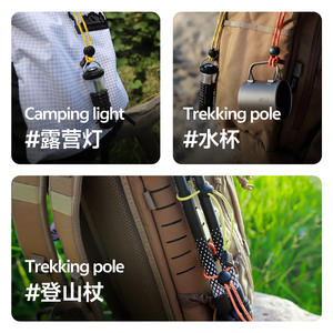 ชุดเชือกบันจี้จัมป์กลางแจ้ง Shixing เชือกยางยืดกลมขนาดเล็ก ความยืดหยุ่นสูง แข็งแรง ทนทาน สำหรับกระเป๋าเป้สะพายหลัง เดินป่า และไม้เท้าเดินป่า - Product Image 2