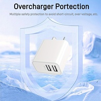 Avustralya Fişi PD Çift USB Girişli Hızlı Şarj Cihazı 5V 2.1A Çıkış Güç Adaptörü Dizüstü Bilgisayar Android Akıllı Telefon Kamera Kulaklık OTP için