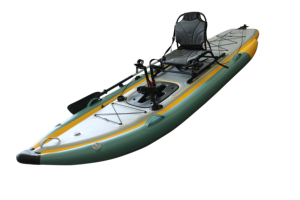 Vicking <span class=keywords><strong>gonflable</strong></span> pliant PVC Kano <span class=keywords><strong>Kayak</strong></span> rameur pédalier pour pagayeur simple pour la pêche à la dérive et le système d'alimentation - Product Image 4