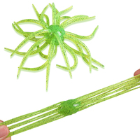 En stock, emballage en vrac, nouveau, 13 cm, 18 g, appât pour oursins, oursins à tentacules, oursins artificiels, oursins flottants en TPE, leurres pour oursins