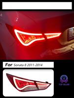 Feux arrière LED de tuning haut de gamme pour Hyundai Sonata 8 YF 2011-2014, avec fonction de freinage et de positionnement