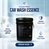 Shampooing de lavage auto Surainbow Crystal Plating 3-en-1 avec revêtement hydrophobe pour une solution de lavage auto hydrophobe longue durée