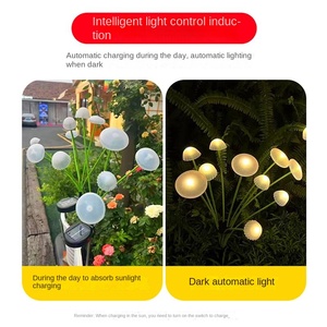 Luces Solares LED de Jardín con Forma de Medusa y Características de Hongo Impermeables para Decoración de Patio Exterior y Caminos - Product Image 6