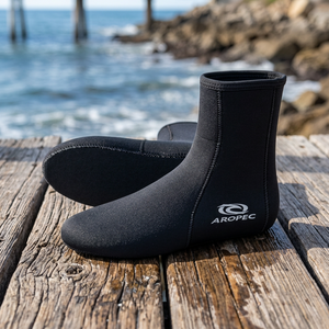 Aropec Sports Corp. SK-4D-3mmN/NRP Unisex Custom Logo Neoprene Diving Beach <b>Shoes</b> Waterproof Durable Booties Socks Taiwan - Product Image 2