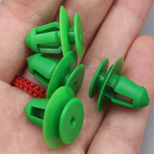 Mercedes Benz Door Panel Guard <b>Clip</b> D501 Nylon PA66 18.5mm Green Automotive Fastener Replacement Part - Product Image 2