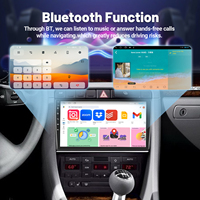 Reproductor Multimedia para Auto con Pantalla Táctil IPS de 9 Pulgadas, GPS, Carplay, Bluetooth, Radio para Audi A4/S4/RS4 2000-2009
