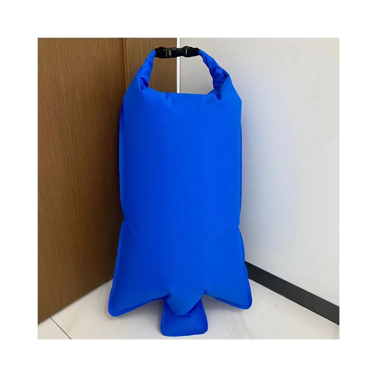 Borsa a sacco con pompa topazio ultraleggera impermeabile Roll Top borsa leggera per gonfiare