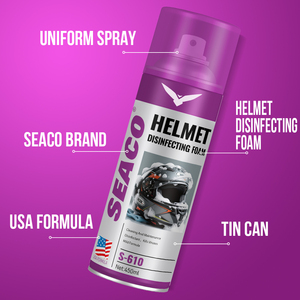 Limpiador de casco de motocicleta de suministro de fábrica, espray de desinfección de limpieza en seco Oem para forro y espuma de casco - Product Image 4