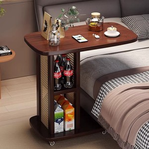 Multifunctional coffee table/side table/movable coffee table/computer <b>desk</b>/simple living room coffee table/sofa side - Product Image 1