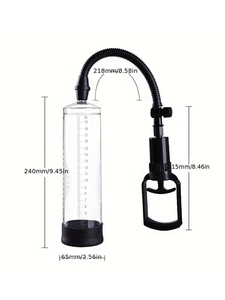 Männliche Masturbations-Penispumpe Vakuum-Vergrößerer Hilfe bei Impotenz Größer Länger Dicker <span class=keywords><strong>Dildo</strong></span> Vergrößerung Sexspielzeug - Product Image 3