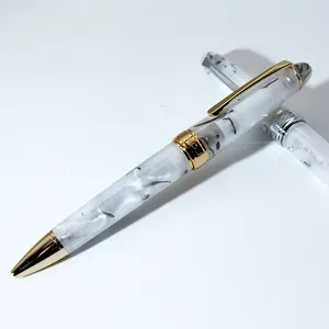 Lingmo-Bolígrafo de resina de lujo, bolígrafo acrílico personalizado con logotipo personalizado