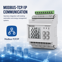 Compteur d'énergie multicanal PD194Z-E24E Modbus-TCP/IP sur rail DIN pour la surveillance de la puissance et la gestion énergétique des bâtiments