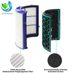 Filtre de remplacement HEPA H13 pour <span class=keywords><strong>purificateur</strong></span> d'air domestique, compatible avec les ventilateurs <span class=keywords><strong>Dyson</strong></span> TP04 TP06 TP07 TP09, filtre à charbon actif - Product Image 2