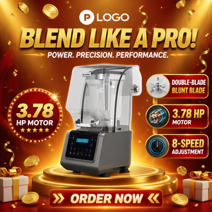 <b>Portable</b> Lehehe Commercial <b>Blender</b> Smoothies Machine Heavy Duty Juicer <b>Blender</b> Extractor for Bar Coffee Shop E7 IMD Premium Pane - Product Image 1