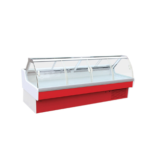 Vitrina de mostrador de carnicería, congelador de exhibición de carne a <span class=keywords><strong>la</strong></span> venta, vitrina de exhibición de refrigerador de carne, congelador de pescado - Product Image 6