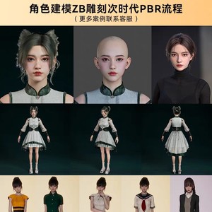 Modelado de Personajes en 3D, Rigging PBR, UE Unity, Animación de Cabello y Tela, Arte de Videojuegos - Product Image 4