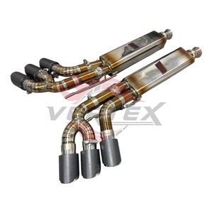 ท่อไอเสีย Vortex Titanium Valved สำหรับ Mercedes Benz G63 W465 ปี 2024-2025 V8 Biturbo ระบบเก็บเสียงแบบ Racing พร้อมปลายท่อคาร์บอน - Product Image 6