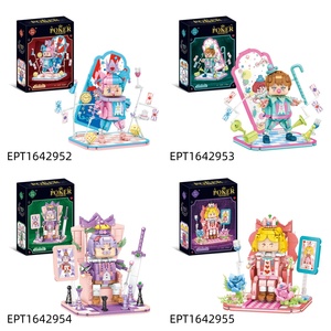 Série EPT Poker Kingdom, mini blocs de construction, figurines de collection, <span class=keywords><strong>puzzle</strong></span> <span class=keywords><strong>3D</strong></span>, <span class=keywords><strong>jouet</strong></span> de construction pour enfants et adultes, décoration de bureau - Product Image 3