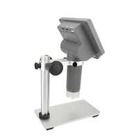 4.3" Microscope 4.3" Large Display 6 LED LCD+USB Digital Microscope 15x-208x Magnifier Portable Microscope VMS430SE