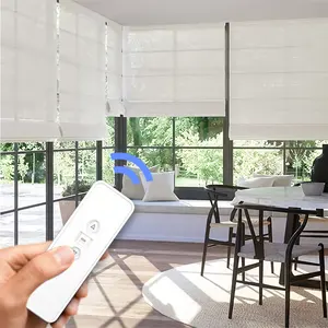 Tasarım pencere perde karartma manuel şeffaf motorlu akıllı roma güneşlikler
