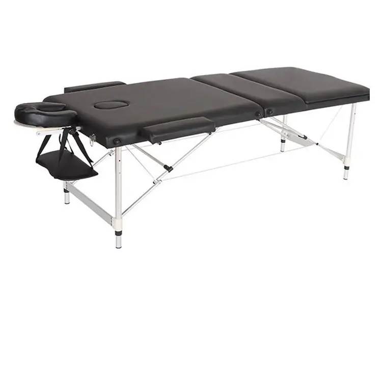 YF-MT-001 Folding Full Body Massage Table Back Adjustable Metal Bed Couch