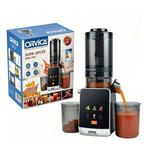ORVICA European Standard <b>Juicer</b>, Multifunctional, High-Power, Fully Automatic Fruit and <b>Vegetable</b> Pulp Juice Separator - Product Image 2