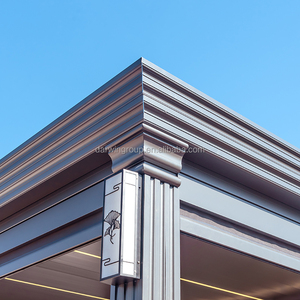 Pérgola Moderna de Aluminio con Apertura Eléctrica para Terraza o Jardín, Techo de Patio Motorizado con Rejillas, Gazebo - Product Image 6