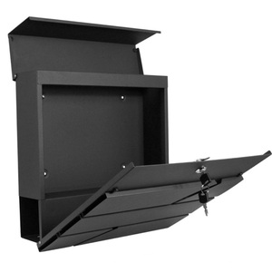 Hiện đại ngoài trời công suất lớn kim loại hộp thư bài thư <span class=keywords><strong>box</strong></span> với Key khóa gợi ý <span class=keywords><strong>box</strong></span> với tờ báo ngăn chủ - Product Image 2