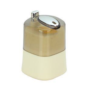 Toothpick Holder Square Push Button Transparent Lid Portable Home Use Silver Gold PP Material - Product Image 5