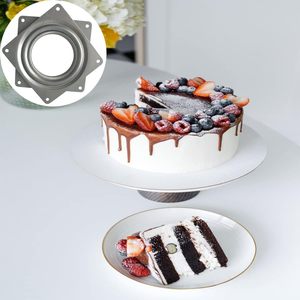 2 Inch Mini Silvery Square Contemporary Metal Lazy Susan <b>Turntable</b> Low Noise 360 Degree Rotating Bearing Plate Display <b>Stand</b> - Product Image 4