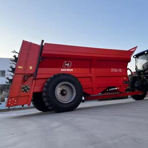 Heavy Duty Manure <b>Spreader</b> with Adjustable Speed for Efficient Organic <b>Fertilizer</b> and Compost Handling - Product Image 4