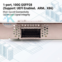 Carte d'interface réseau Ethernet filaire MCX515A-CCUT Mellanox CX-5 100GbE QSFP28 1 port PCIe3.0x16 pour serveur en stock