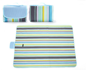 Coperta da Picnic portatile a doppio strato impermeabile e a prova di sabbia per spiaggia all'aperto e campeggio sull'erba - Product Image 6