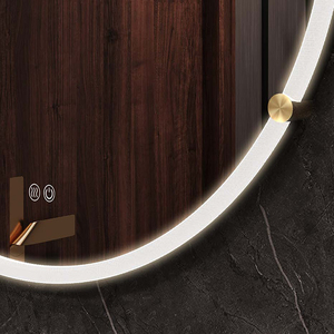 Specchio da Bagno LED Dimmerabile a Tre Colori con Illuminazione Frontale, Specchio Intelligente con Schermo Touch, Cornice in Acrilico, Specchio LED per Bagno - Product Image 5