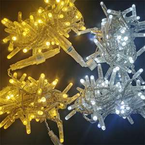 Éclairage de fête de vacances en plein air de vente chaude 10M 20M 30M 50M intérieur chaîne pvc noël LED lumières de décoration - Product Image 1