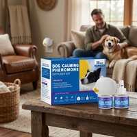 Offre Spéciale – Nouveau Diffuseur Apaisant aux Phéromones 2-en-1 pour Chats et Chiens, Prise Standard Américaine, pour Soulager le Stress et l'Anxiété – Ensemble de Produits pour Animaux de Compagnie