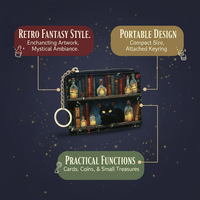 Tempat Kartu Ramping PU Fashion Minimalis Jepang Dompet Tipis Multi-Slot Tahan Air Wanita Kapasitas Besar Kancing Kawaii untuk Perjalanan
