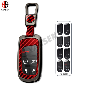 Hợp kim kẽm sợi carbon từ xa trường hợp quan trọng bìa cho Dodge sạc thách thức SRT <span class=keywords><strong>durango</strong></span> RT cuộc hành trình Ram 1500 Túi Chìa Khóa vỏ <span class=keywords><strong>Fob</strong></span> - Product Image 1