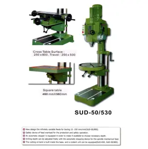 Excellent Quality Upright Drilling Tapping Machine Square Table For Machinery Repair Shops