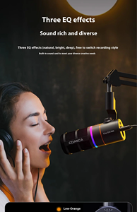 Microphone sans Fil de Bureau Léger et Dynamique <span class=keywords><strong>COMICA</strong></span> D10 Pro pour Ordinateur de Jeu et Diffusion en Direct - Product Image 4